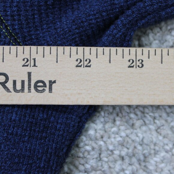 Robert Graham Sweatshirt Mens Medium Blue 1/4 ZIp 100% Cotton L/S Pullover - Picture 13 of 15